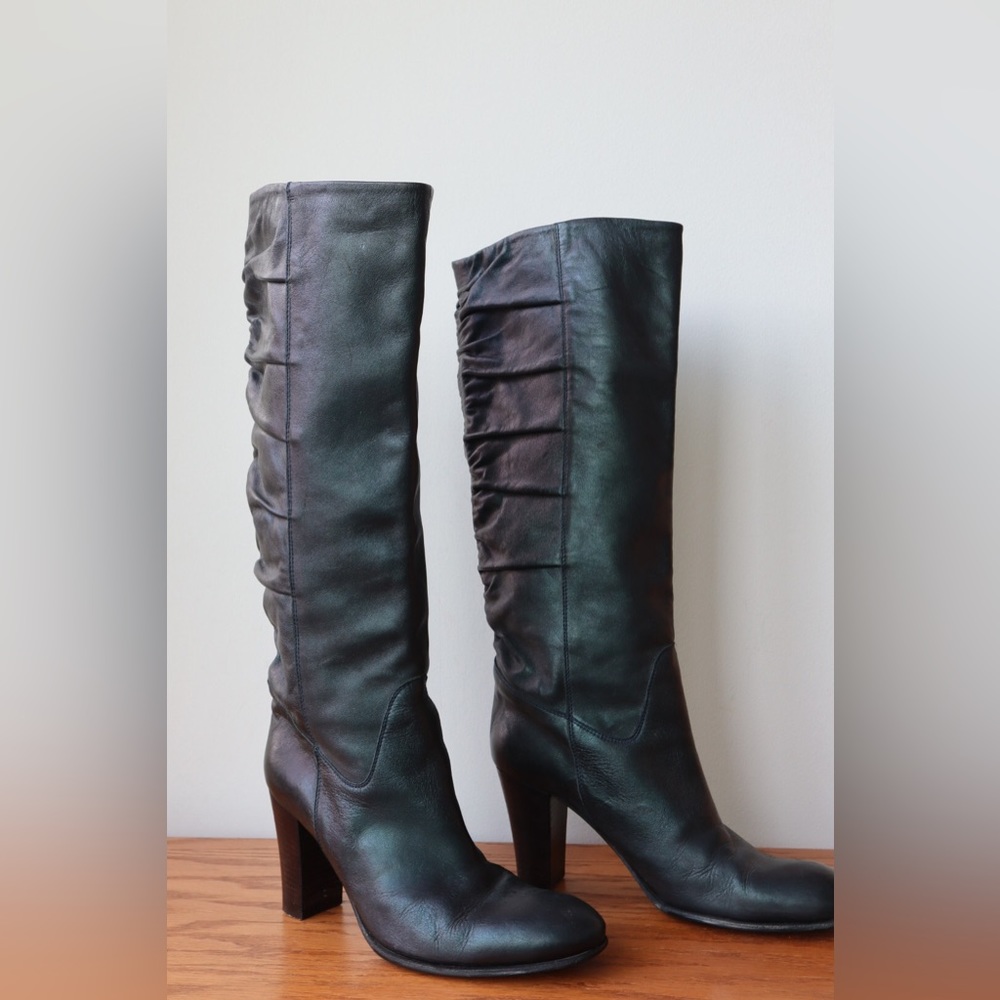 Sale 🔥 Authentic Hugo Boss iridescent Leather Boots! - Picture 5 of 12